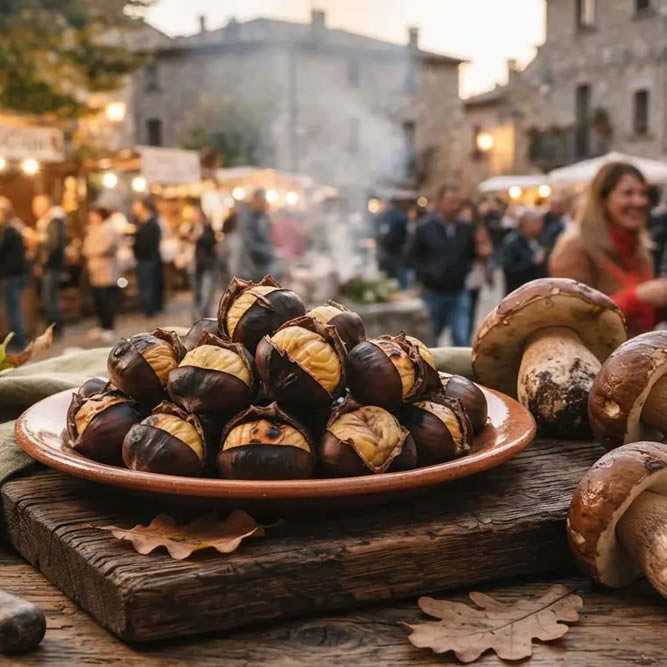 Sagra della Castagna Roccamonfina Terme Vescine Il pacchetto